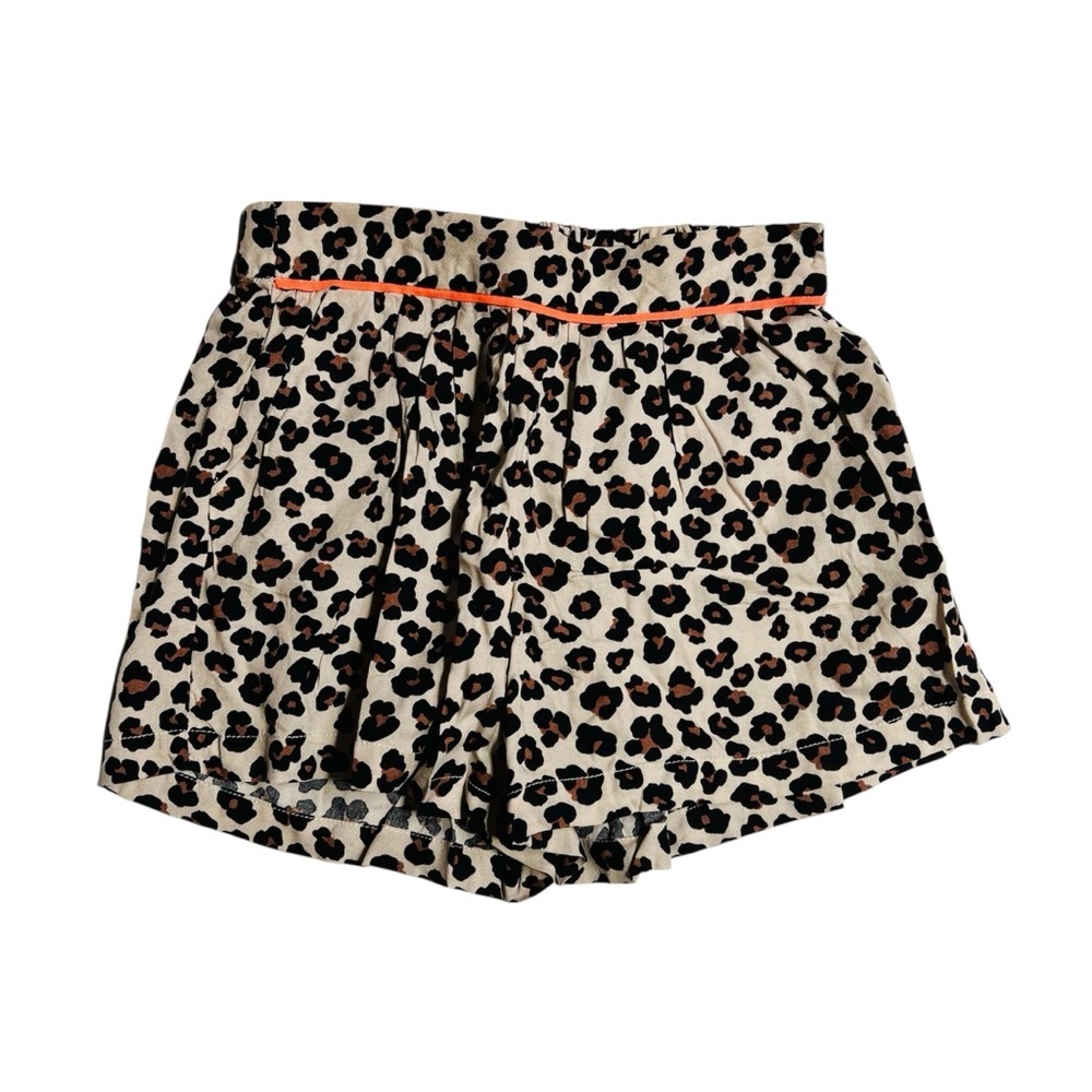 H&M Leopard Print Kids Shorts with‎ Orange Trim